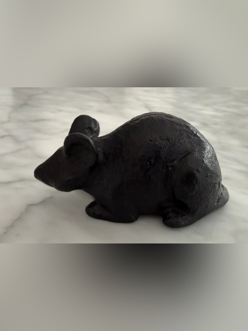 2 POTTERY BARN Halloween Thanksgiving Mice Mouse Metal Sculpted Bronze RETIRED - Picture 4 of 7